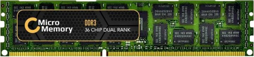- DDR4 - modul - 32 GB - DIMM 288-pin - 2666 MHz / PC4-21300 - 1.2 V - registrert - ECC