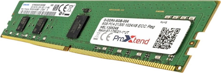 - DDR4 - modul - 8 GB - DIMM 288-pin - 2133 MHz / PC4-17000 - CL15 - 1.2 V - ikke-bufret - ikke-ECC