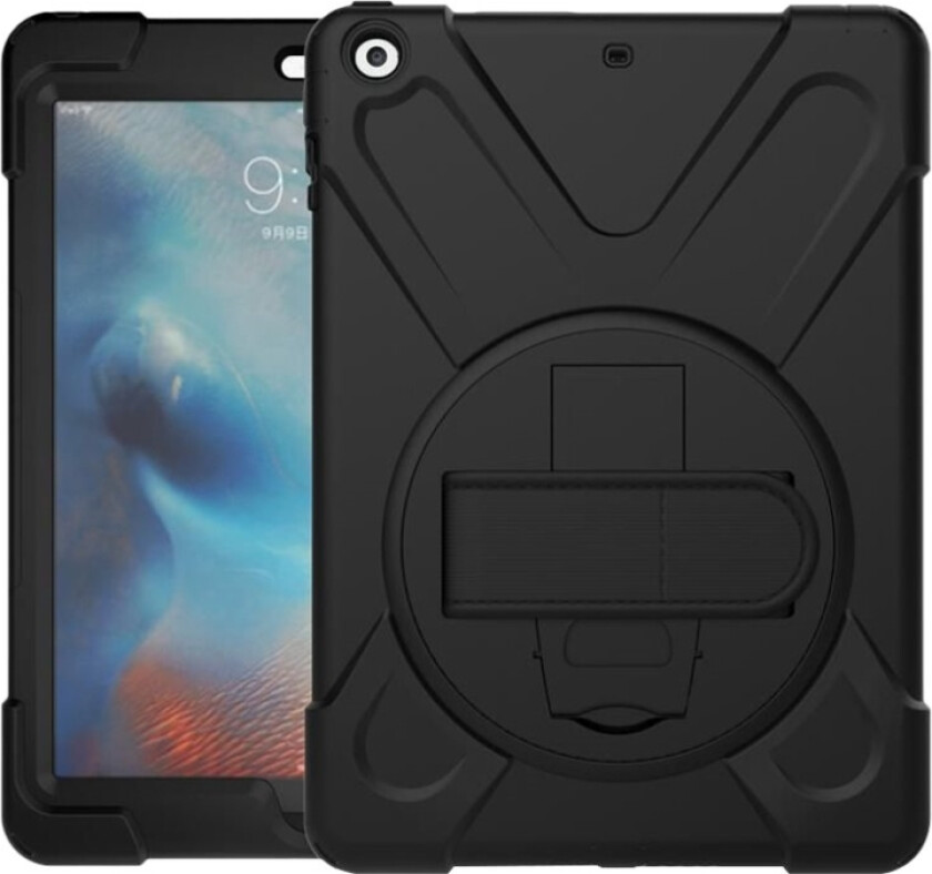 Defender Case - Baksidedeksel for nettbrett - svart - for Apple iPad Air