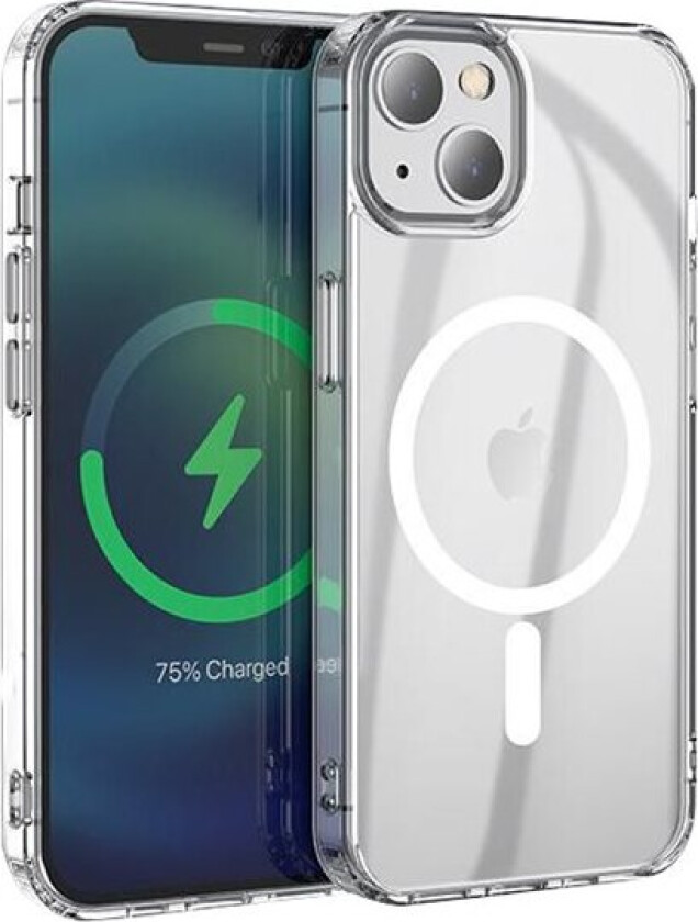 Estuff - Baksidedeksel For Mobiltelefon - Magsafe-Samsvar - Termoplast-Polyuretan (Tpu) - Blank - For Apple Iphone 13