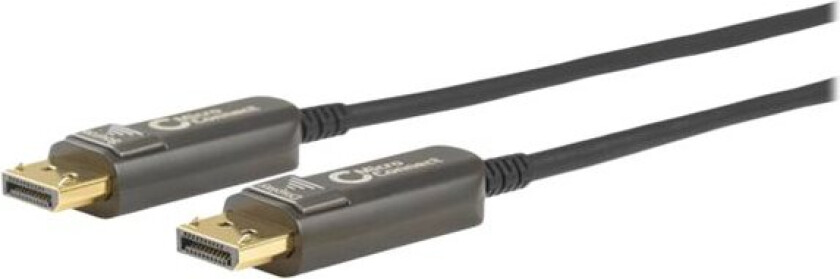 MicroConnect Premium - DisplayPort-kabel - DisplayPort (hann) låst til DisplayPort (hann) låst - DisplayPort 1.4 - 20 m - 8 K 60 Hz (7680 x 4320) støtte - svart