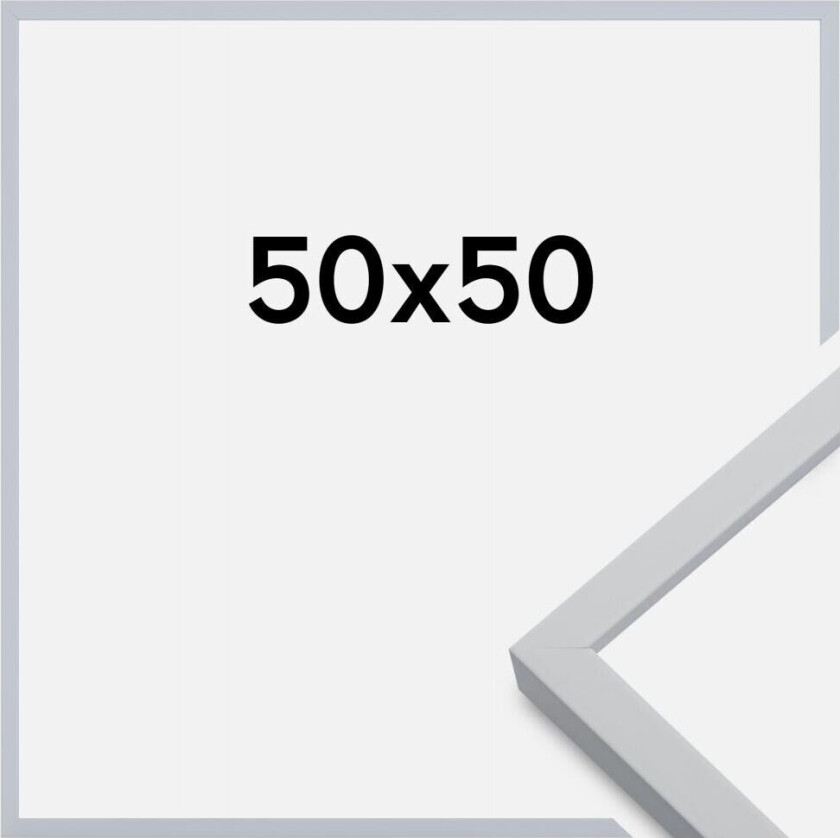 Ramme Oslo Akrylglass Hvit 50x50 Cm