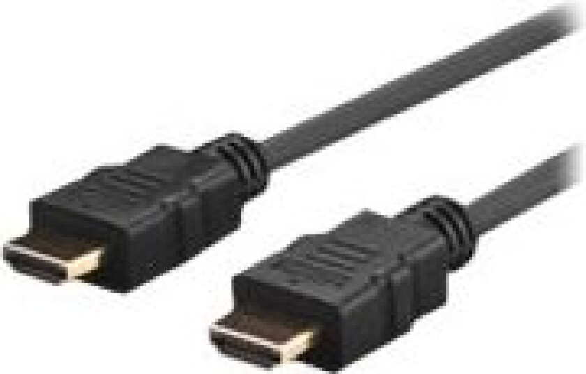Vivolink Pro Hdmi Slim - Hdmi-Kabel - Hdmi Hann Til Hdmi Hann - 2 M - Skjermet - Svart - Formstøpt