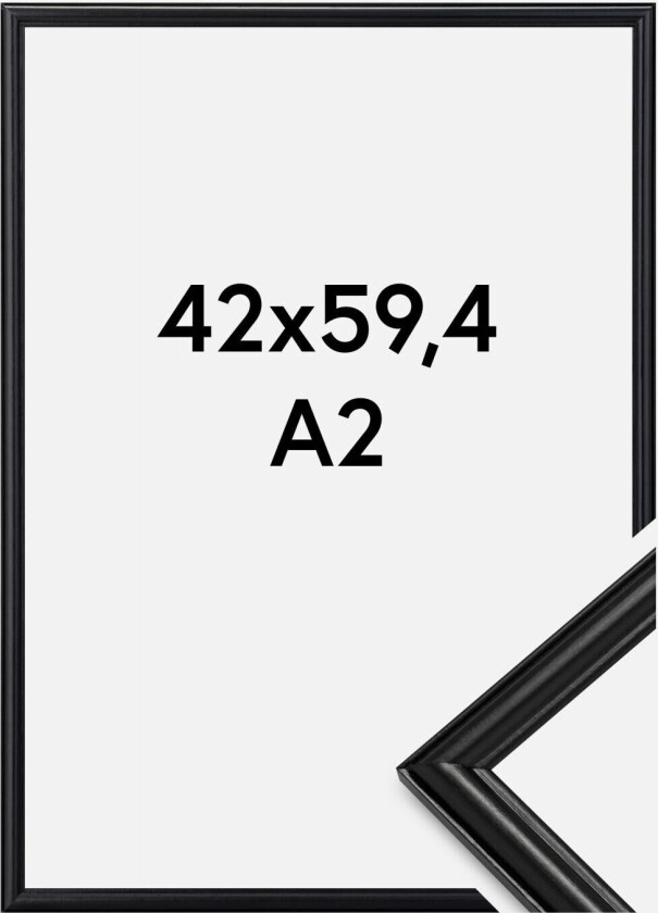 Ramme Line Svart 42x59,4 Cm (A2)
