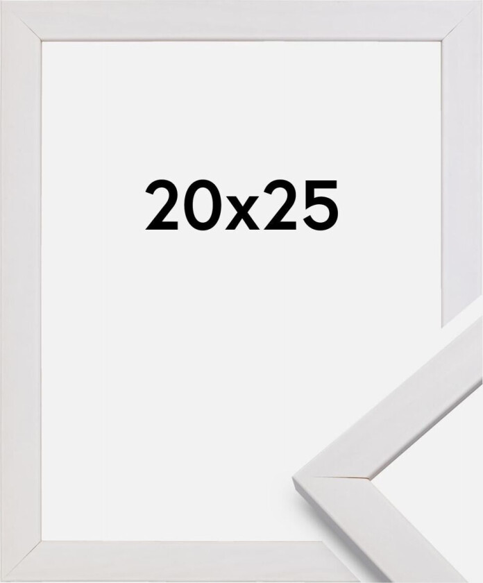 Ramme Stilren Akrylglass Hvit 20x25 Cm
