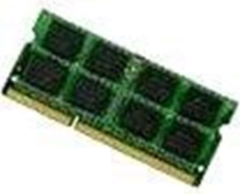 - DDR3 - modul - 4 GB - SO DIMM 204-pin - 1333 MHz / PC3-10600 - ikke-bufret - ikke-ECC