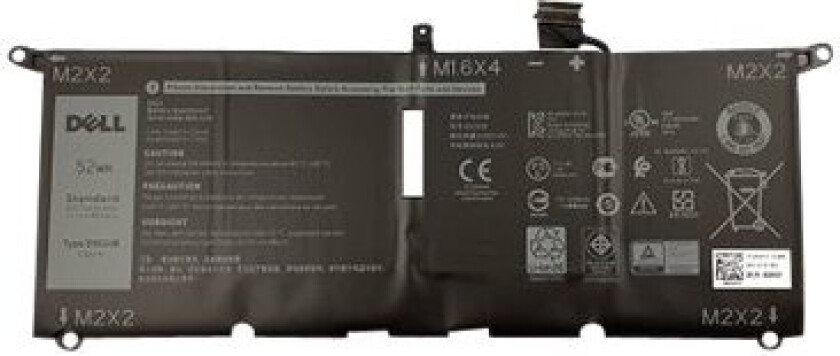 Primary Battery - Batteri til bærbar PC - litiumion - 4-cellers - 52 Wh - for XPS 13 9370, 13 9380