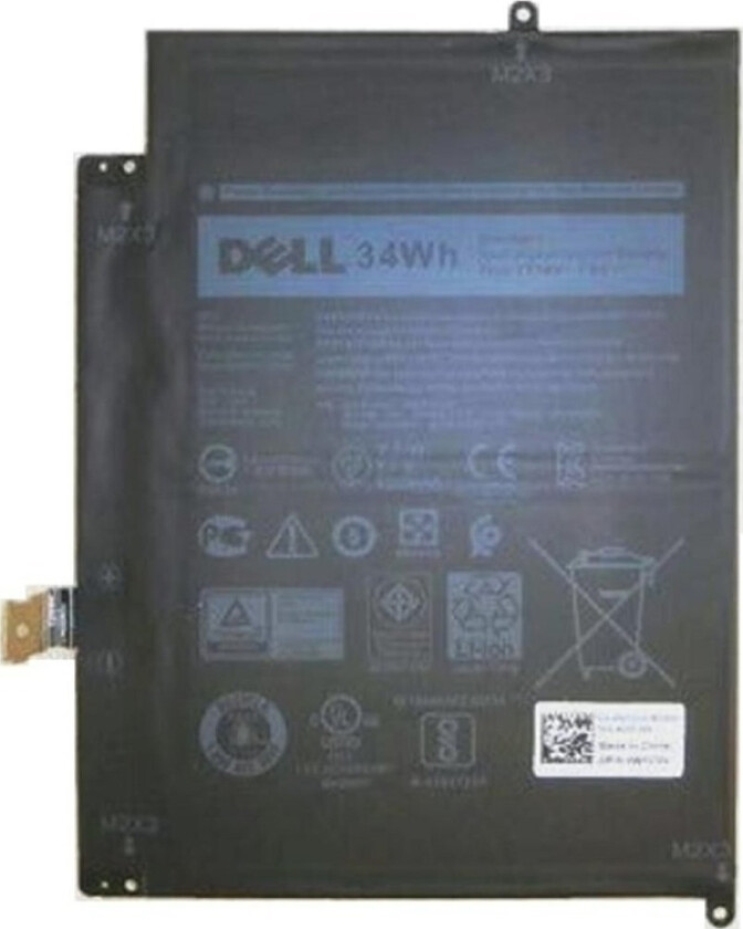 - Batteri til bærbar PC - litiumion - 4250 mAh - 34 Wh - for Latitude 7285 2-in-1