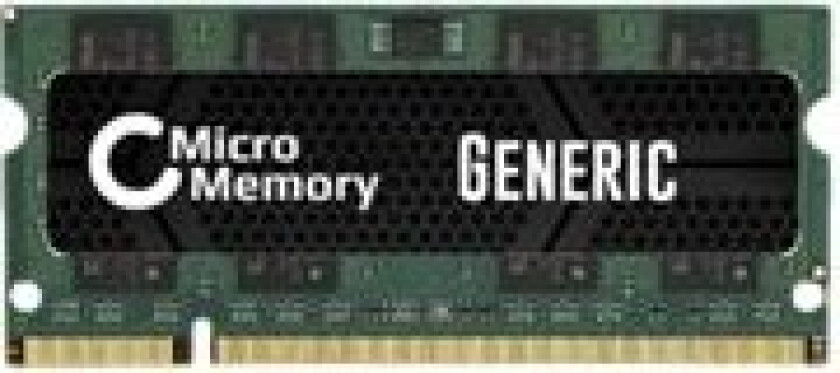 - DDR2 - modul - 2 GB - SO DIMM 200-pin - 800 MHz / PC2-6400 - 1.8 V - ikke-bufret - ikke-ECC