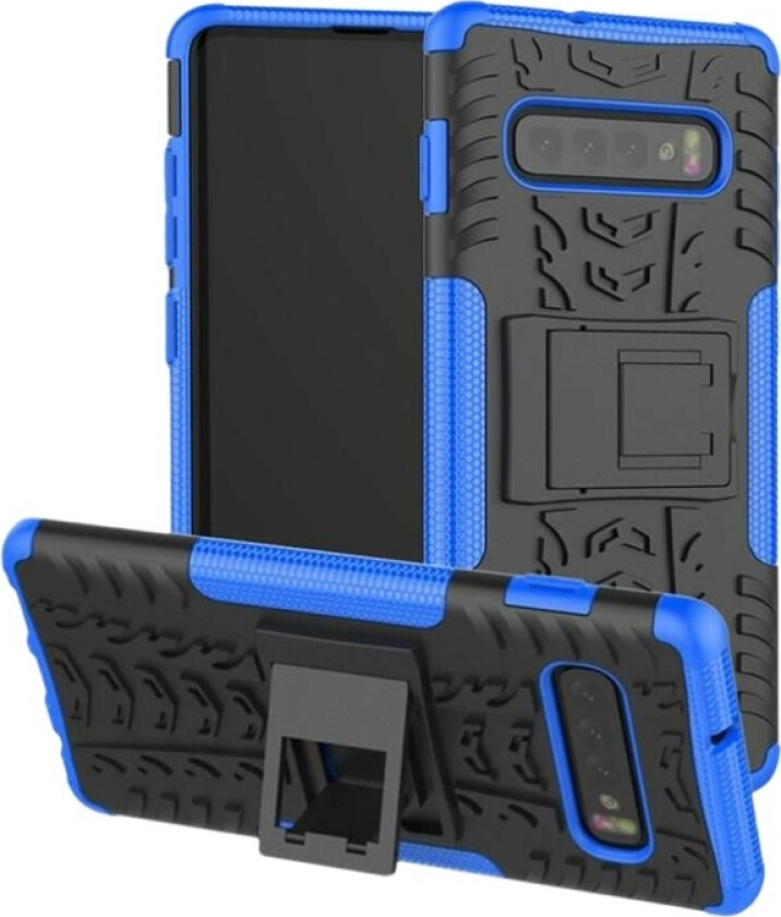 - Baksidedeksel for mobiltelefon - robust - shockproof - blå - 6.1 - for Samsung Galaxy S10