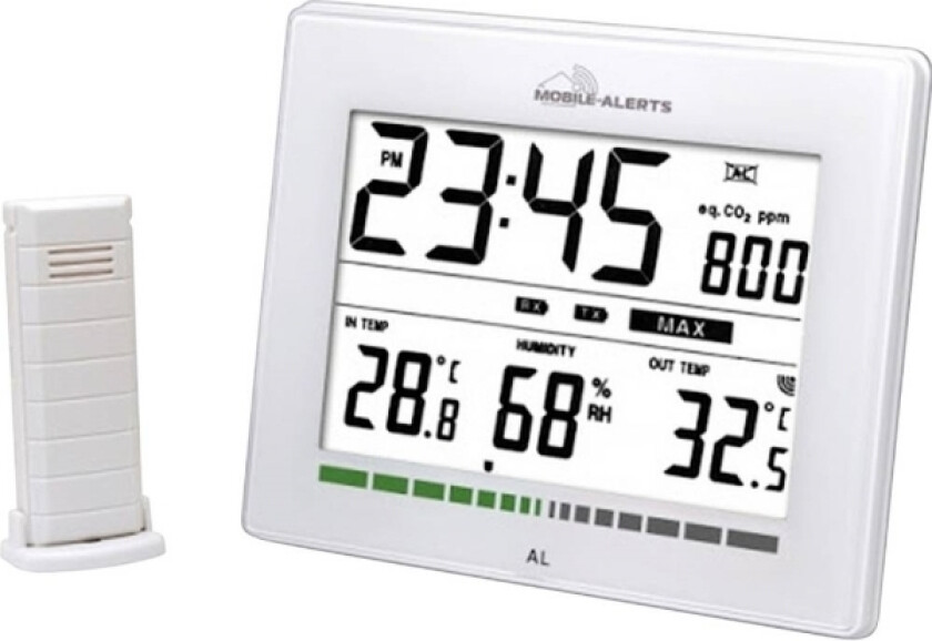 Technoline WT 538, Digital vekkerklokke, Grå, Tid, AAA Micro LR03, 147 mm, 92 mm