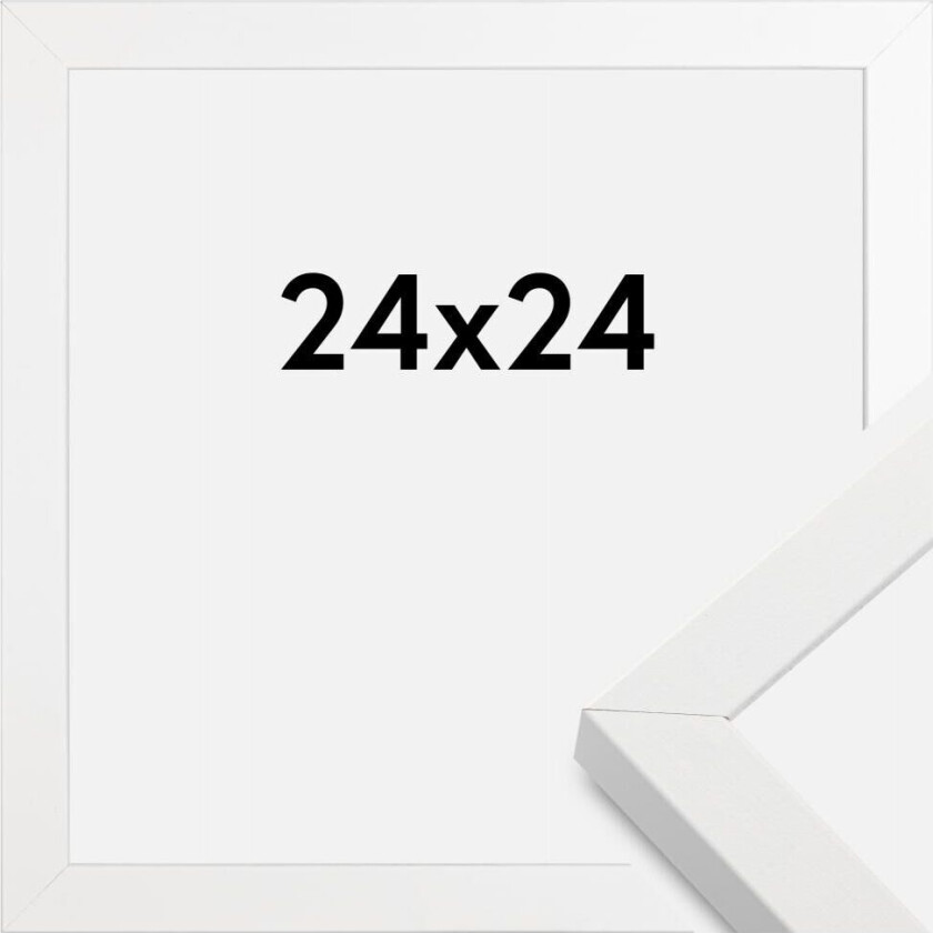 Ramme Amanda Box Hvit 24x24 Cm