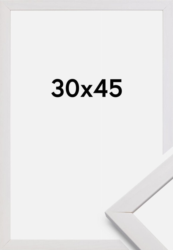 Ramme Stilren Akrylglass Hvit 30x45 Cm