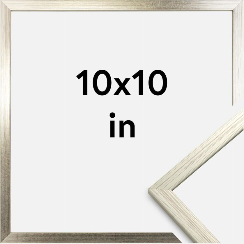 Ramme Edsbyn Sølv 10x10 Inches (25,4x25,4 Cm)