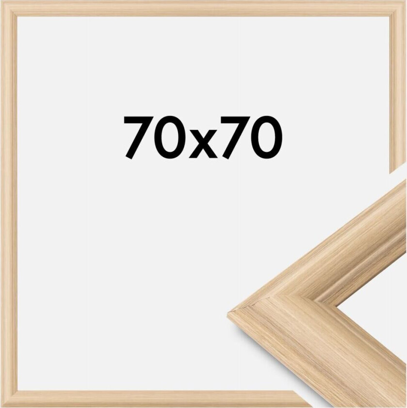 Ramme Västkusten Akrylglass Ek 70x70 Cm