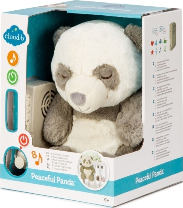 Cloud b®Peaceful Panda™ - Musikkboks. Kosedyr for et barn - Panda