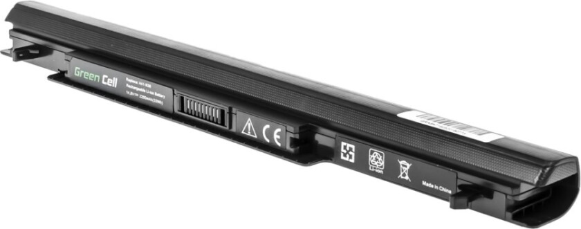 Green Cell - Batteri til bærbar PC (tilsvarer: ASUS A41-K56, ASUS A42-K56) - litiumion - 4-cellers - 2200 mAh - svart - for ASUS K56CA K56CB K56CM