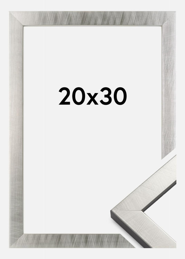 Ramme Uppsala Akrylglass Sølv 20x30 Cm