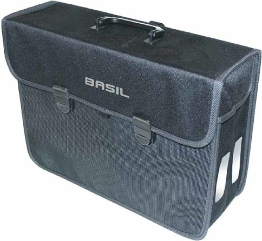 Malaga XL, Bakre, Sykkelveske, Polyester, Sort, 17 l, 5 kg