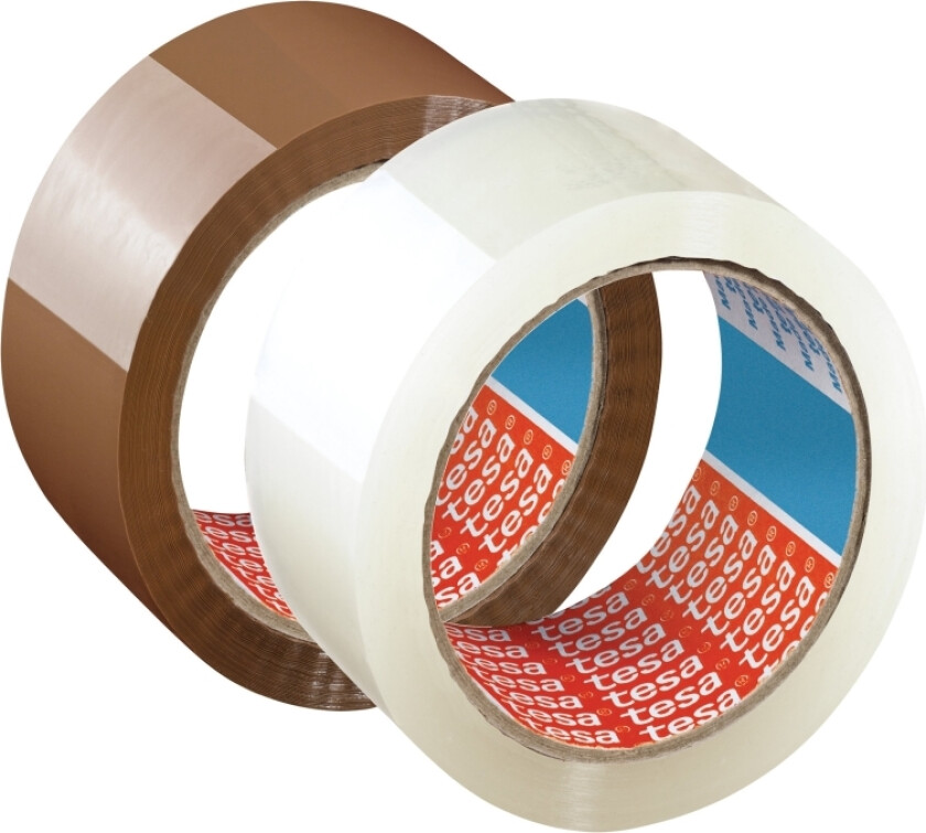 Tesa 64014 - Pakketape - 50 mm x 66 m - polypropylen - klar