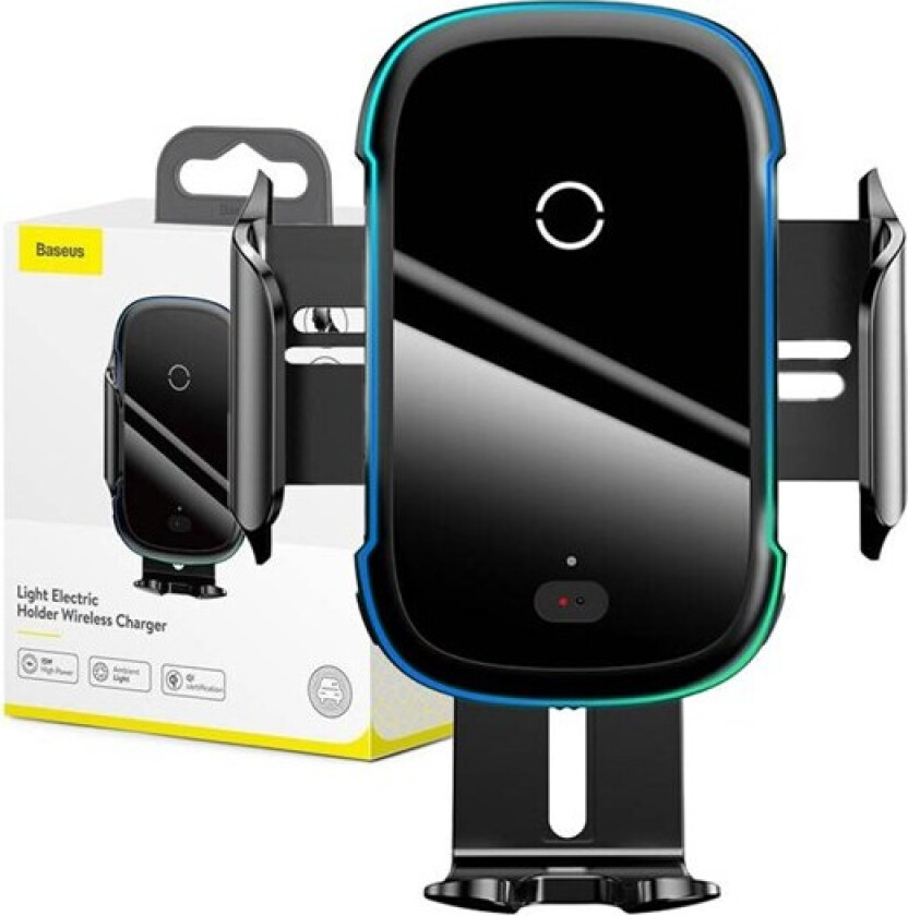 Bilde av Mobillader bil 15w qi/svart wxhw03-01, Baseus