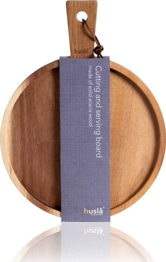 skjærebrett for servering, tre, 30x30cm