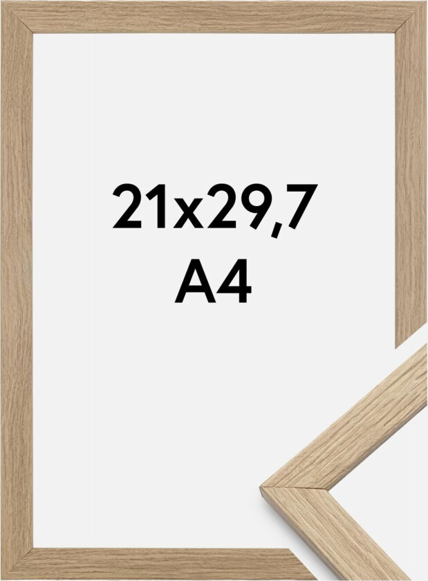 Bilde av Ramme Stilren Akrylglass Eik 21x29,7 Cm (A4)
