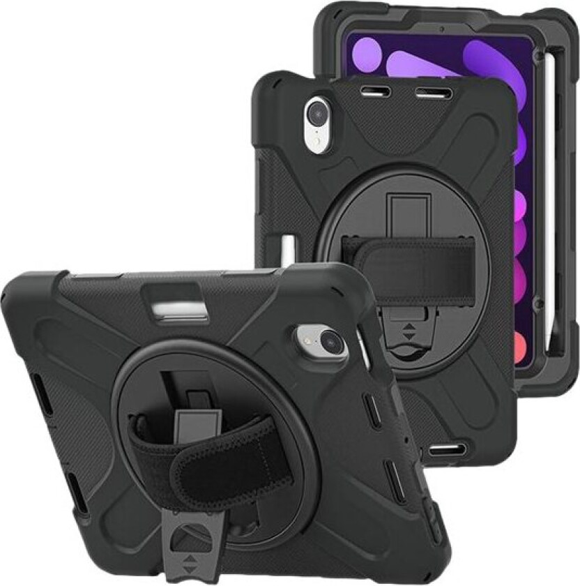 - Baksidedeksel for nettbrett - silikon, polykarbonat - svart - 7.9 - for Apple iPad mini (6. generasjon)