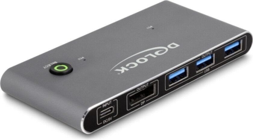 DisplayPort KVM Switch 8K 30 Hz mit USB 5 Gbps