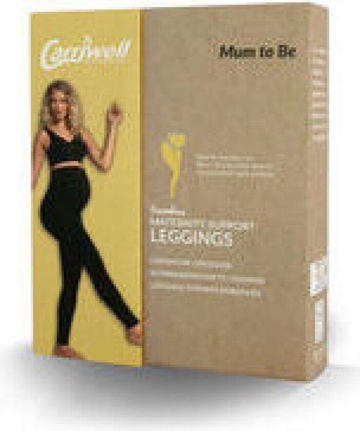 Graviditets Leggings Sort str. Small