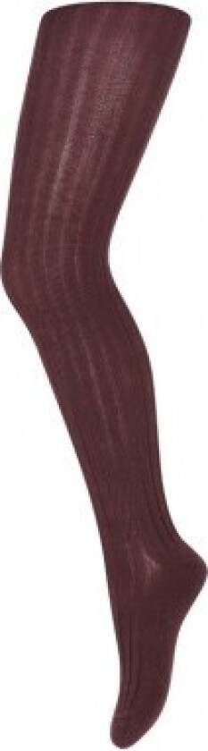 Bilde av MP 128 Wool Rib Strømpebukser 36 Grape Skin str. 60