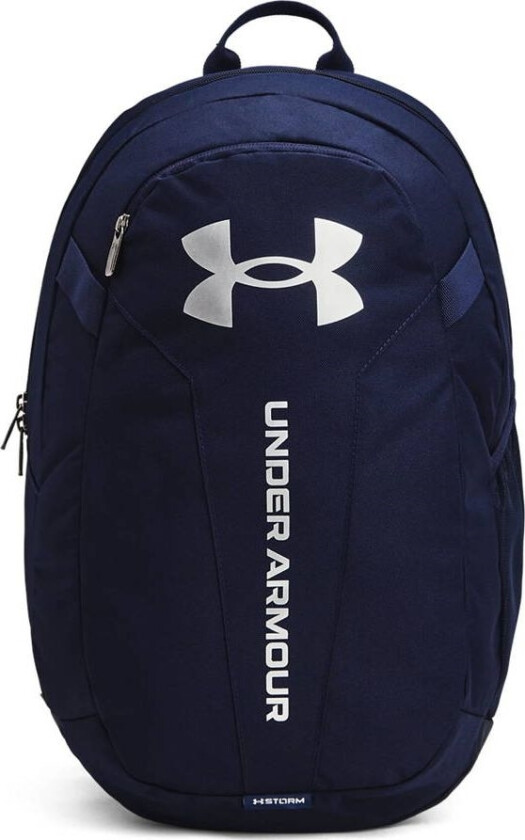 UA Hustle Lite Backpack, Midnight Navy/Metallic Silver