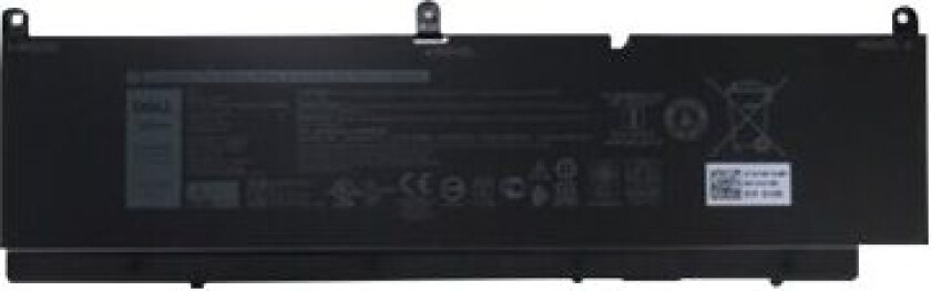 - Batteri til bærbar PC - litiumion - 6-cellers - 68 Wh - for Precision 7550, 7560, 7750, 7760