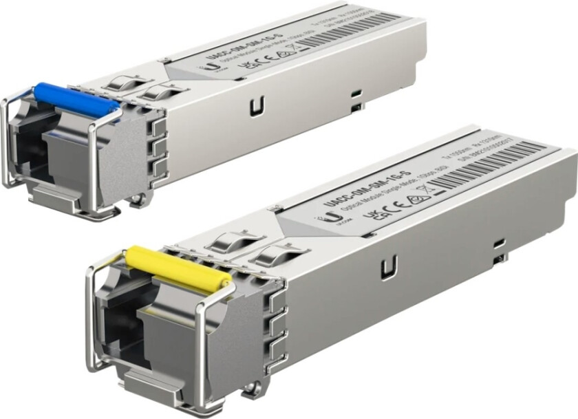 Ubiquiti - SFP (mini-GBIC) transceivermodul - GigE - 1000Base-BiDi - LC-enkeltmodus - opp til 3 km - 1310 nm / 1550 nm (en pakke 20)