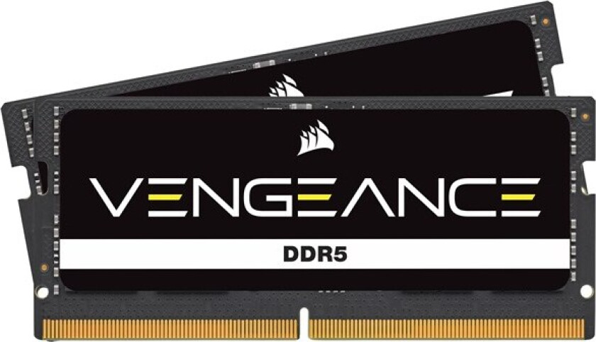 Vengeance SODIMM DDR5-5600 - 32GB - CL48 - Dual Channel (2 stk) - Intel XMP - Svart