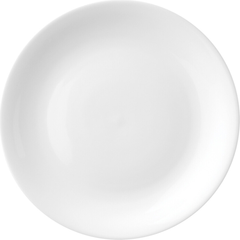 Tallerken Coupe Superwhite Ø18 cm Porcelæn Hvid,12 stk/krt