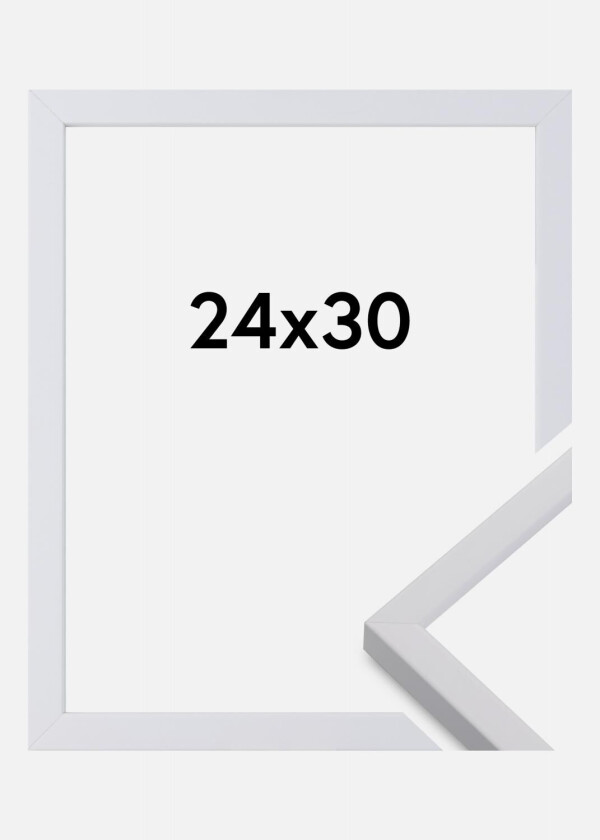 Ramme Exklusiv Hvit 24x30 Cm