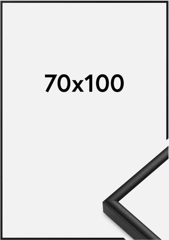 Ramme  Premium Classic Matt Svart 70x100 Cm