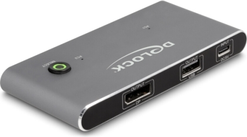 USB-C KVM Switch zu DisplayPort 8K 30 Hz mit USB 2.0