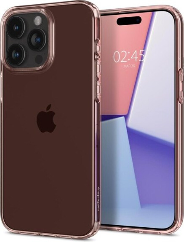 Spigen Crystal Flex, rose crystal - iPhone 15 Pro Max