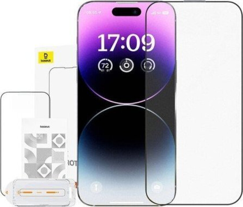 Baseus Szkło hartowane Baseus Crystalline Anti-Glare iPhone 14 ProMax
