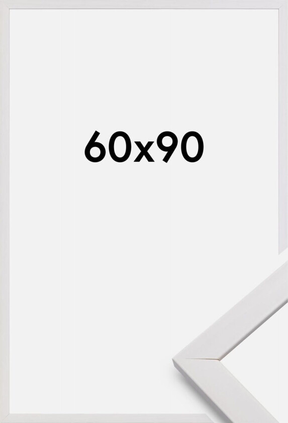 Ramme Stilren Akrylglass Hvit 60x90 Cm