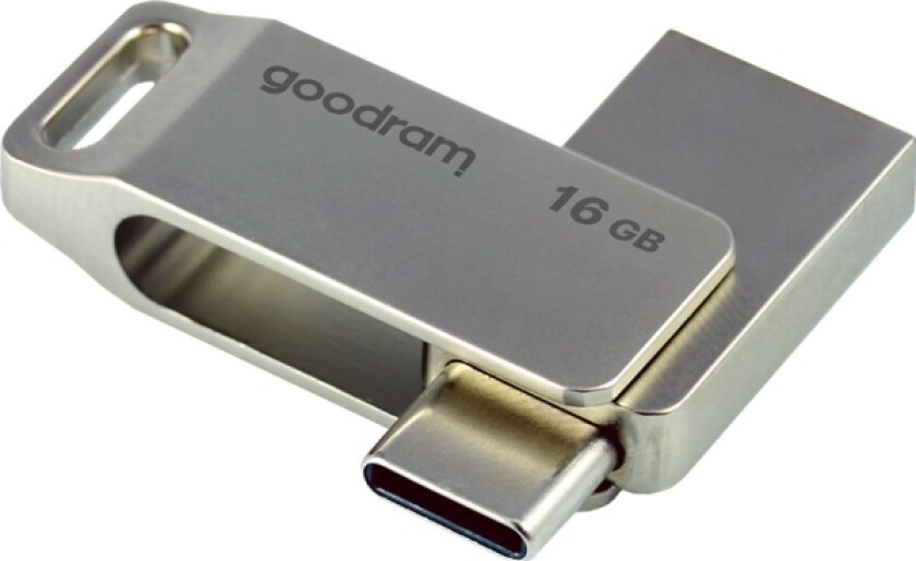 Goodram ODA3 USB-minnepenn 16 GB USB Type-A / USB Type-C 3.2 Gen 1 (3.1 Gen 1) Sølv