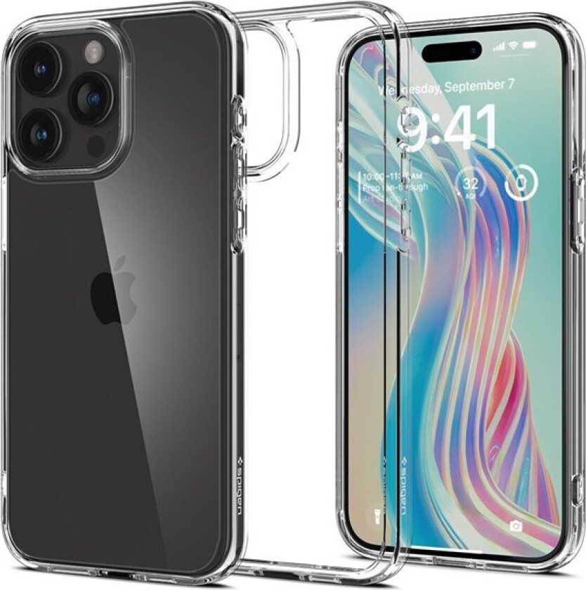 Spigen Crystal Hybrid, crystal clear - iPhone 15 Pro Max