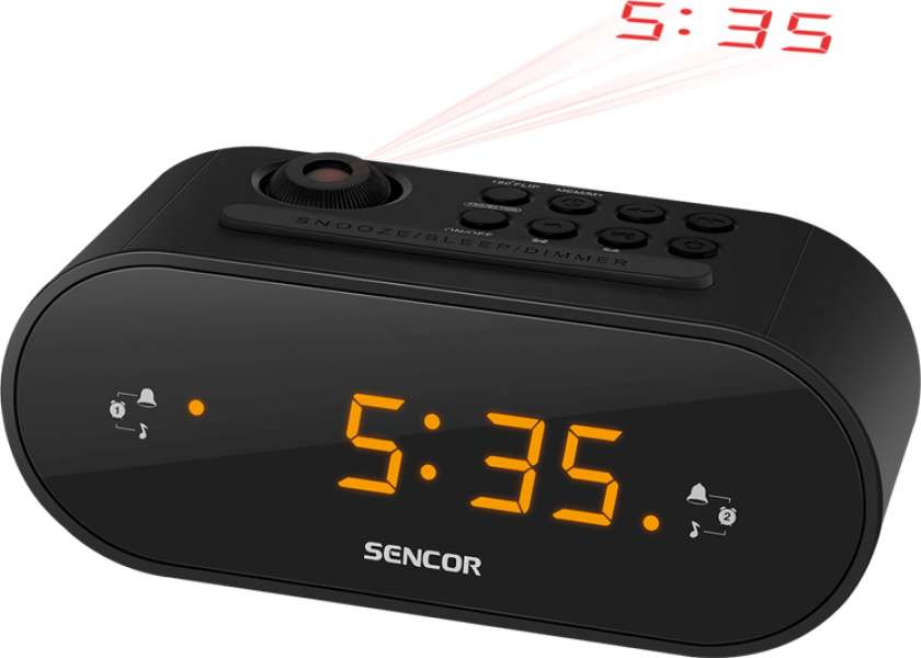 SENCOR SRC3100 B RADIO ALARM CLOCK