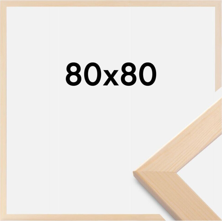 Ramme Trendline Akrylglas Nature 80x80 Cm