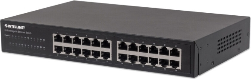 INTELLINET 561273 Intellinet Gigabit Switch 24x RJ45 auto uplink desktop/rack 19