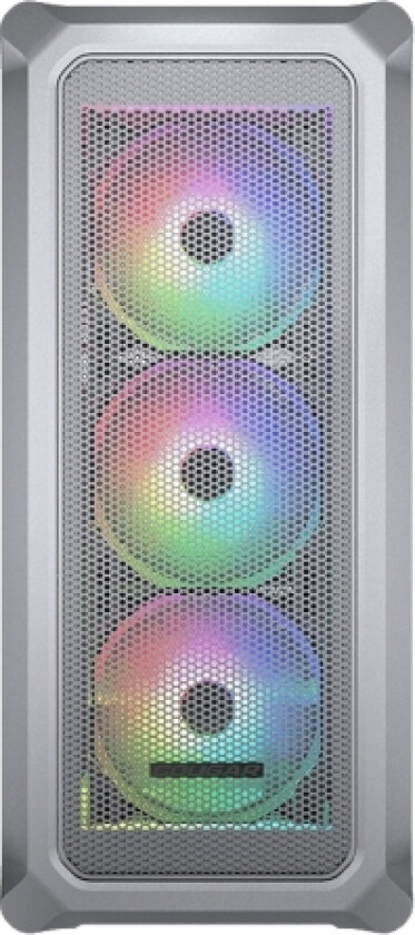 Cougar Archon 2 Mesh RGB, Midi Tower, PC, Hvit, ATX, Micro ATX, Mini-ITX, Netting, Herdet glass, Spilling
