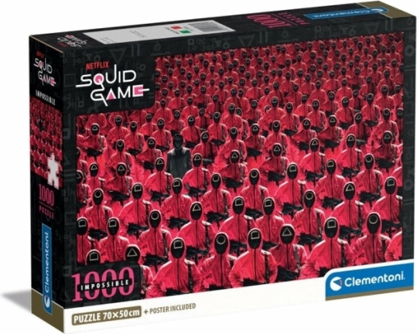 Clementoni Puzzle 1000el Compact Impossible Netflix Squid Game 39858