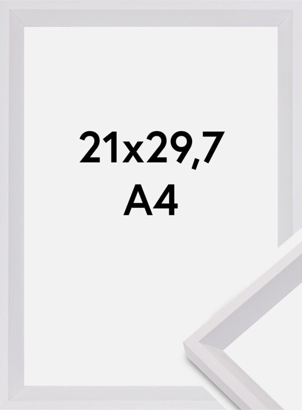 Ramme Globe Akrylglass Hvit 21x29,7 Cm (A4)